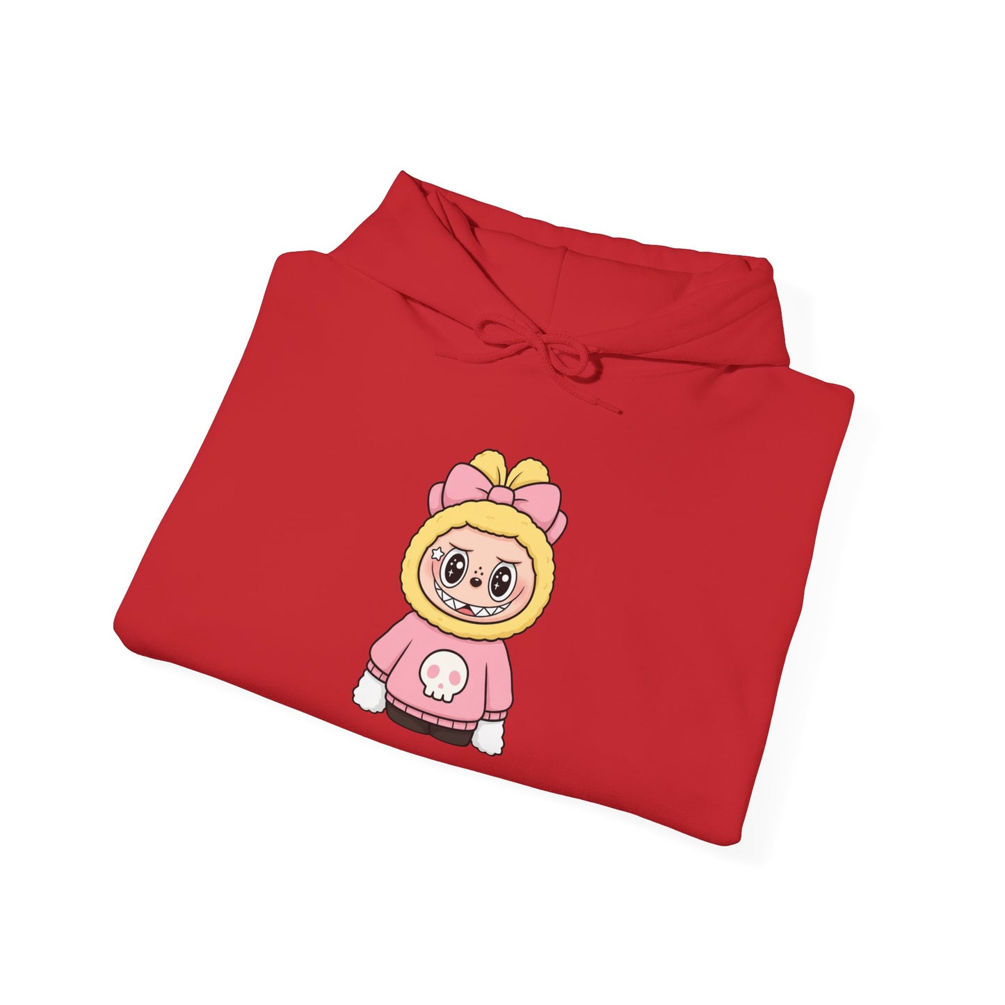 Labubu Doll Character Hoodie | Cute Cartoon with Bow Hoodie