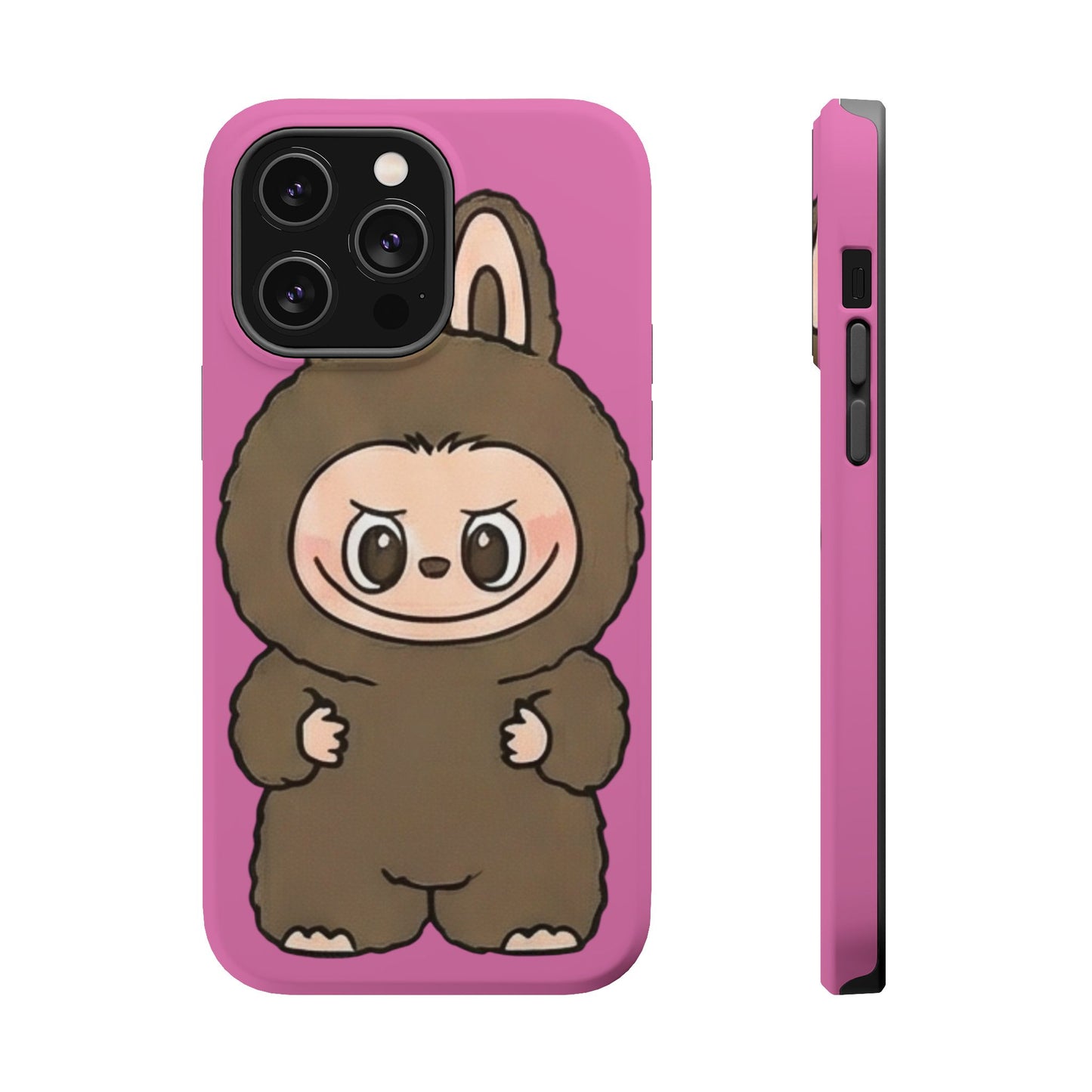 Brown LABUBU Phone Case | Magnetic Impact-Resistant Case