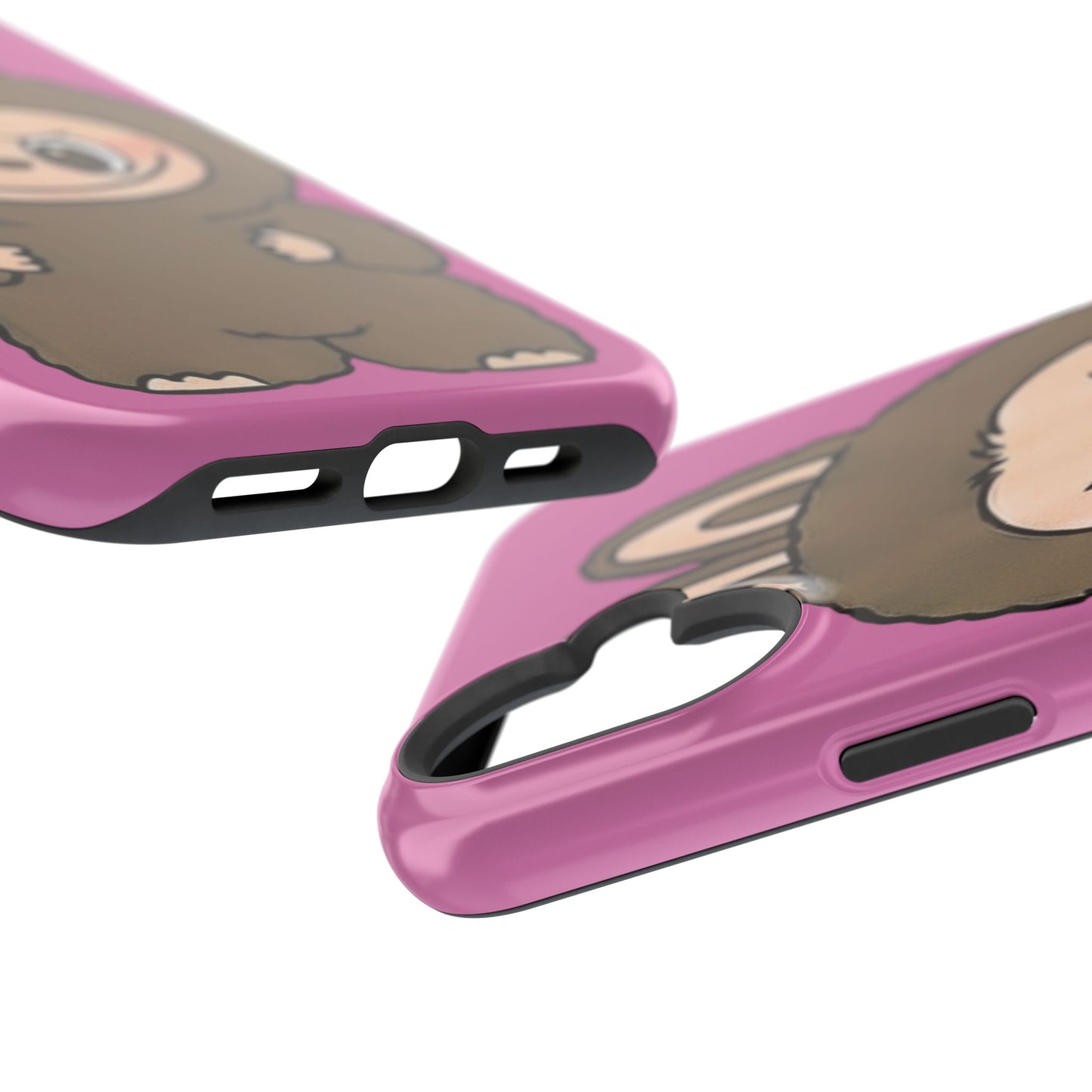 Brown LABUBU Phone Case | Magnetic Impact-Resistant Case