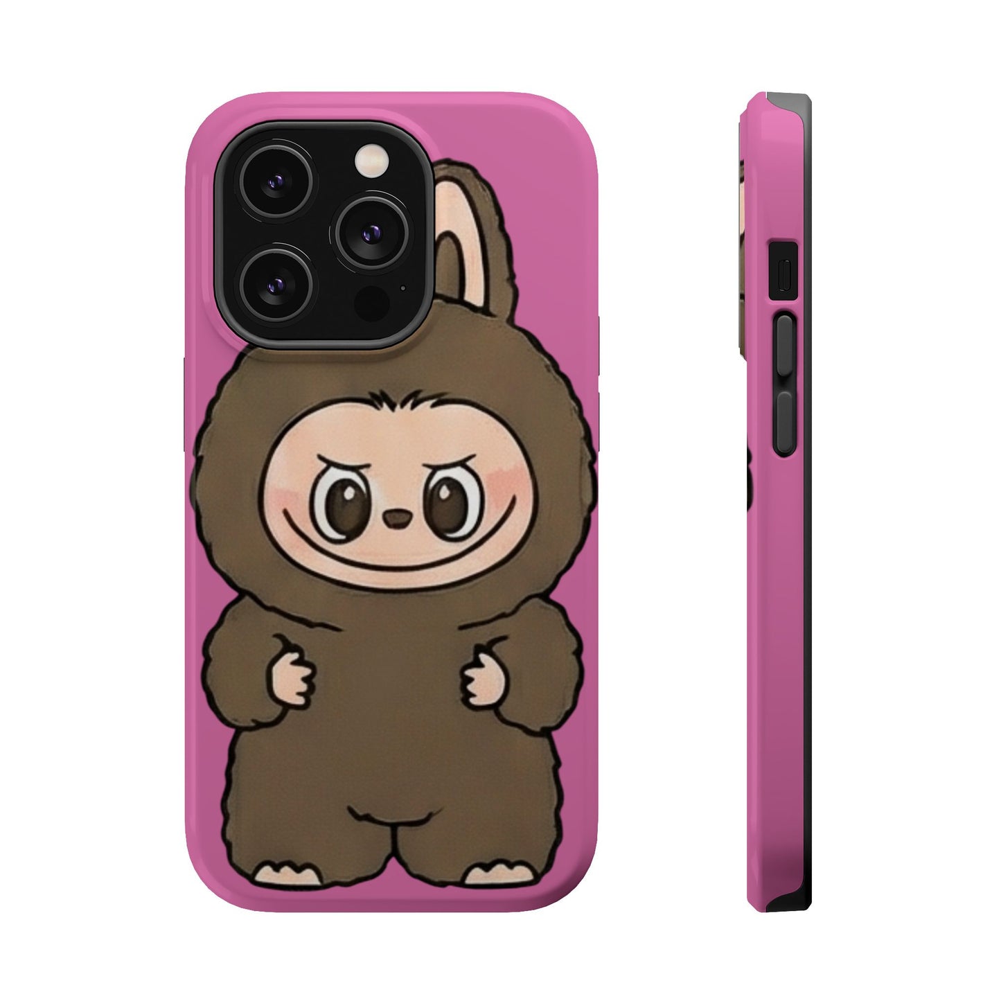 Brown LABUBU Phone Case | Magnetic Impact-Resistant Case