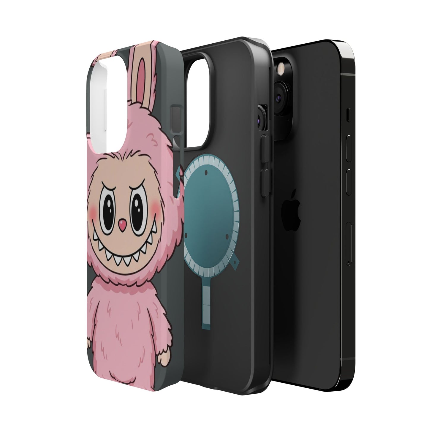 Pink LABUBU Phone Case | Magnetic Impact-Resistant Case