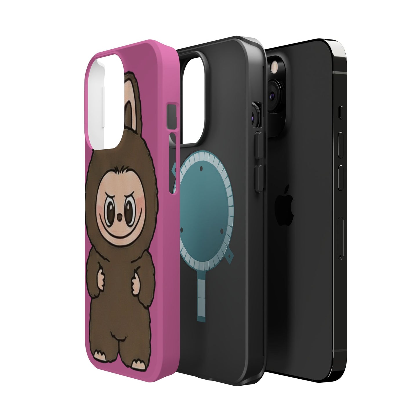 Brown LABUBU Phone Case | Magnetic Impact-Resistant Case