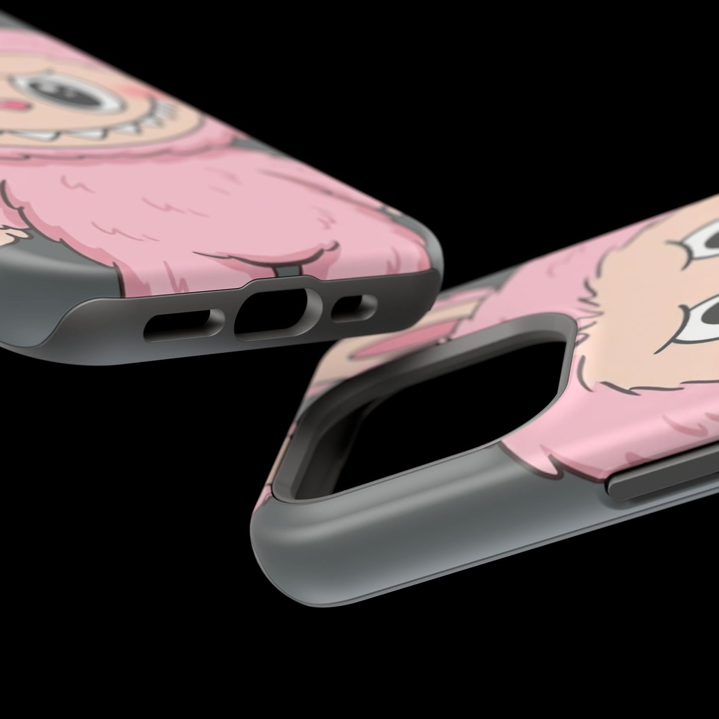 Pink LABUBU Phone Case | Magnetic Impact-Resistant Case