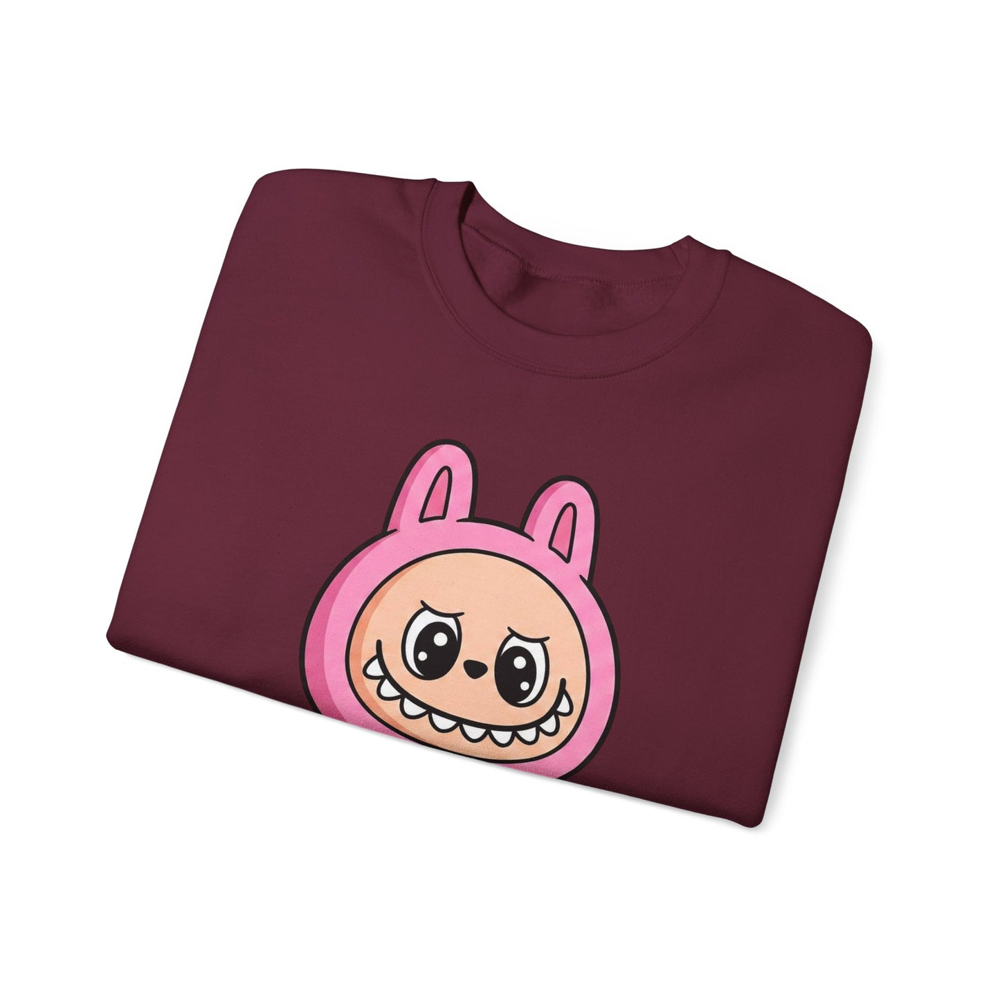 Labubu Character Sweatshirt | Cute Cartoon Plush Critter Pullover