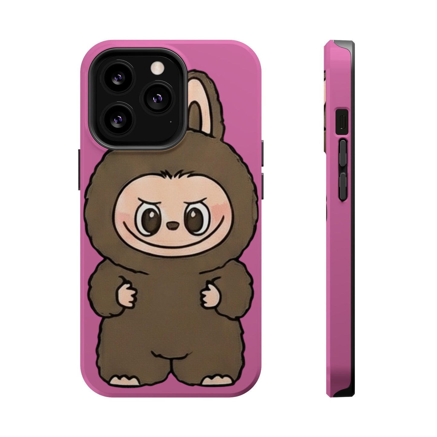 Brown LABUBU Phone Case | Magnetic Impact-Resistant Case