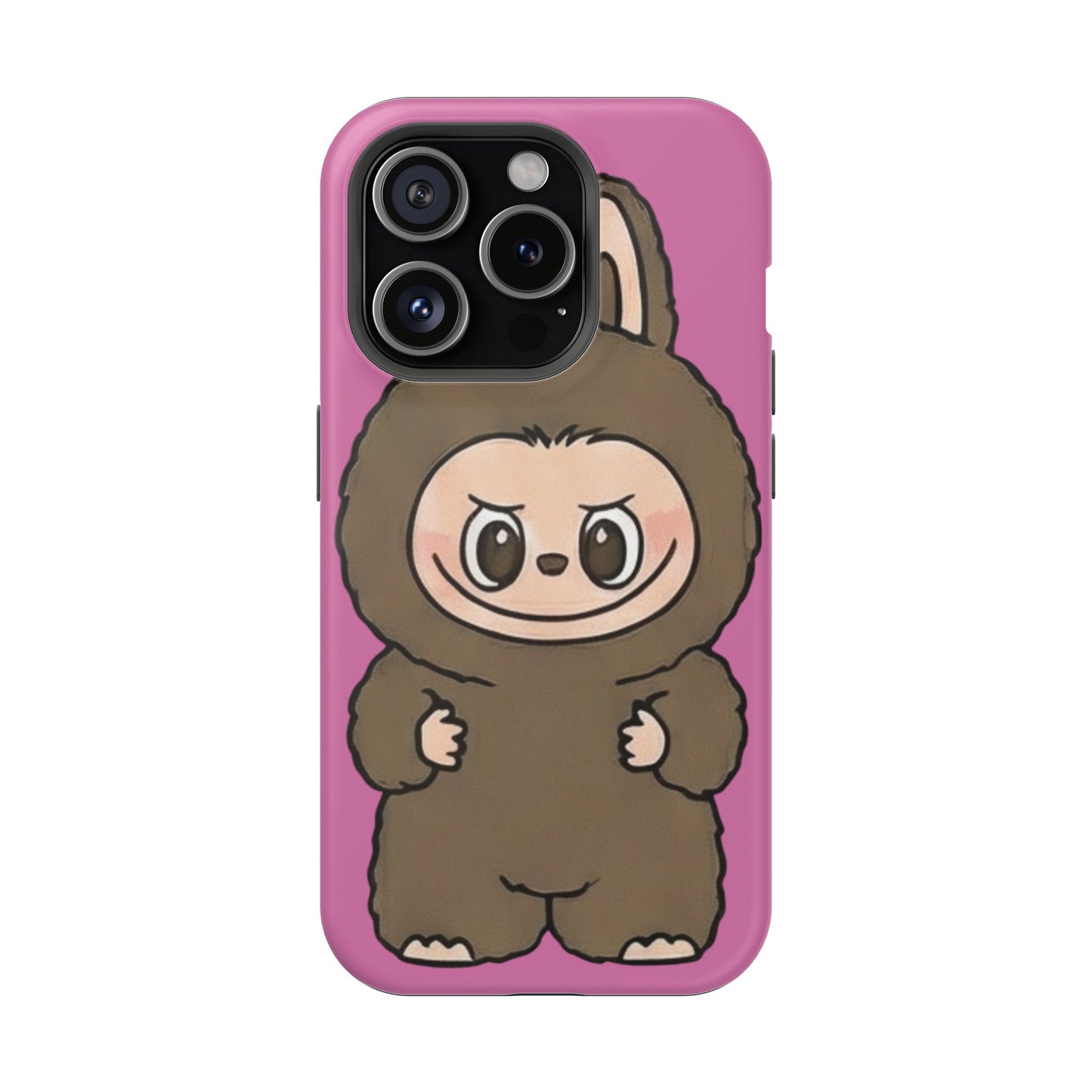 Brown LABUBU Phone Case | Magnetic Impact-Resistant Case