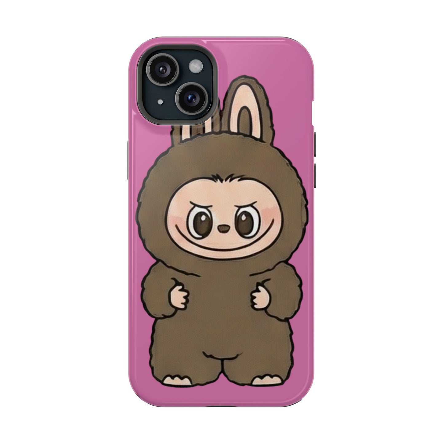 Brown LABUBU Phone Case | Magnetic Impact-Resistant Case