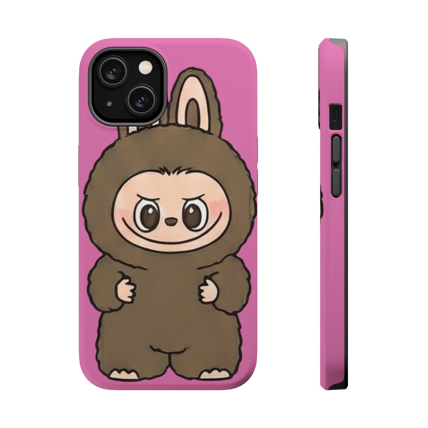 Brown LABUBU Phone Case | Magnetic Impact-Resistant Case