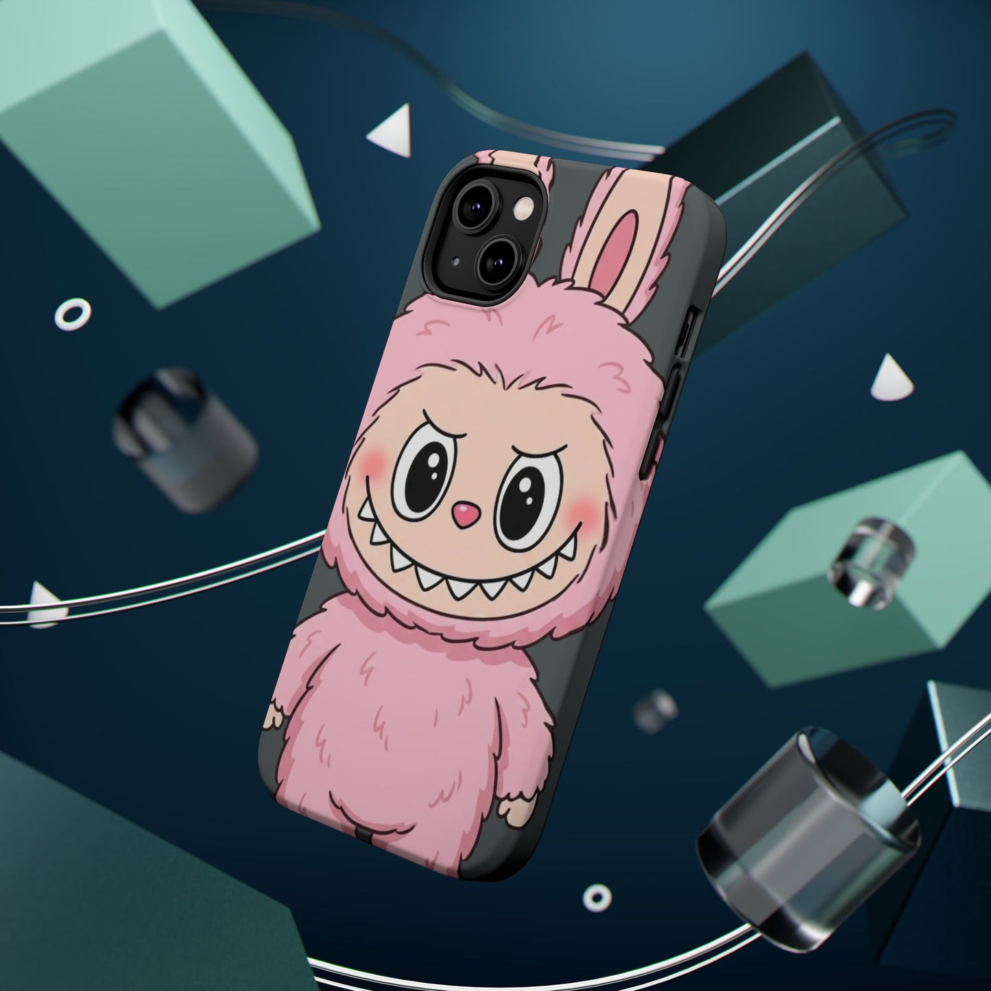 Pink LABUBU Phone Case | Magnetic Impact-Resistant Case