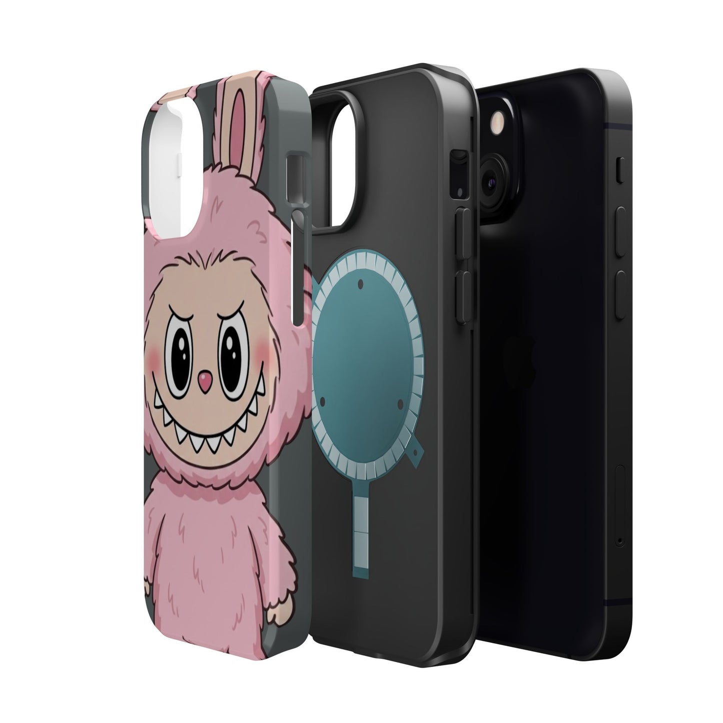 Pink LABUBU Phone Case | Magnetic Impact-Resistant Case