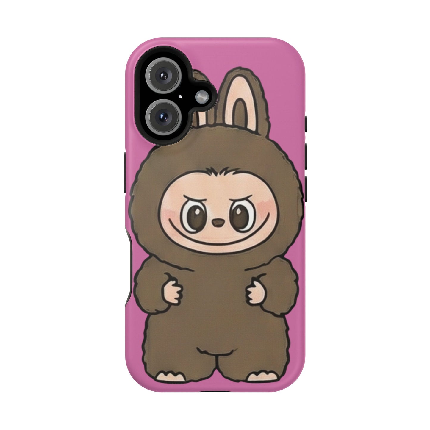 Brown LABUBU Phone Case | Magnetic Impact-Resistant Case