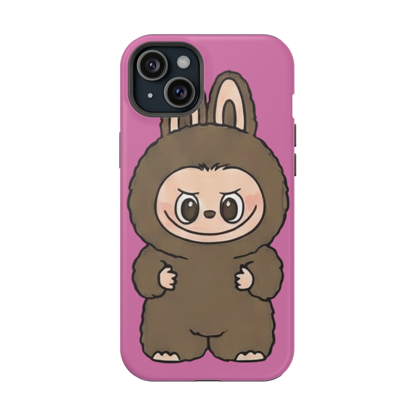 Brown LABUBU Phone Case | Magnetic Impact-Resistant Case