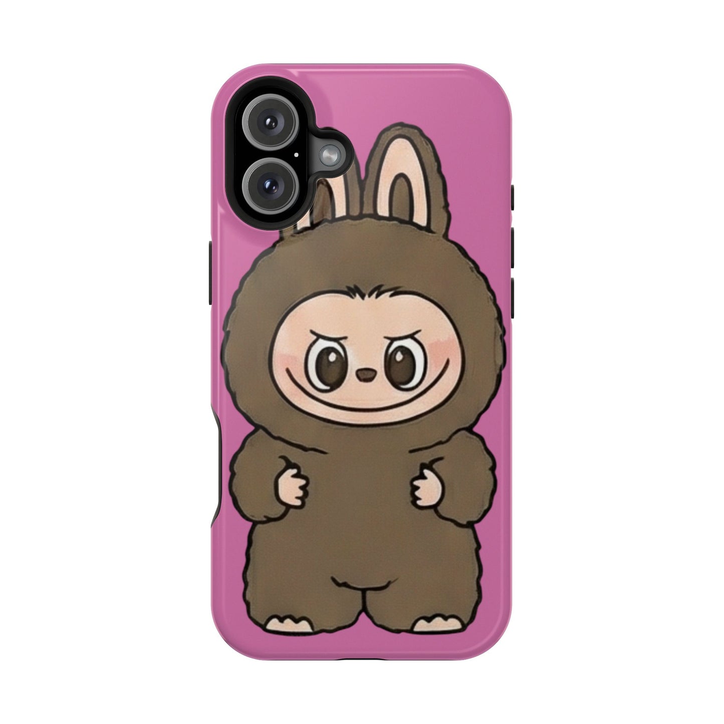 Brown LABUBU Phone Case | Magnetic Impact-Resistant Case