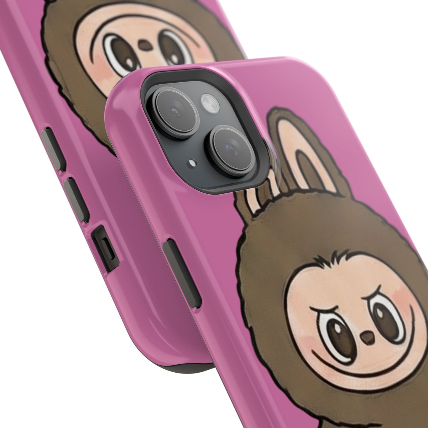 Brown LABUBU Phone Case | Magnetic Impact-Resistant Case