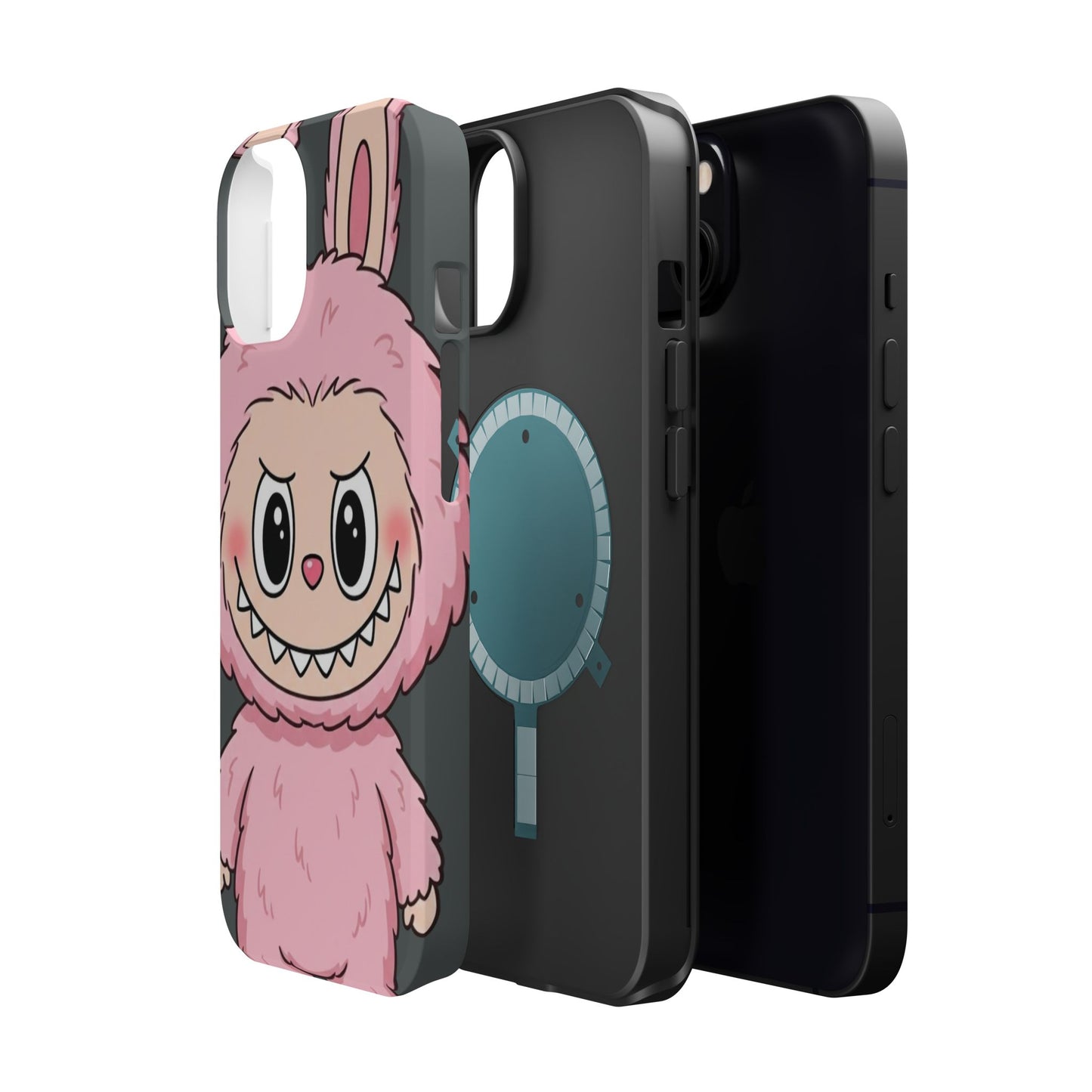 Pink LABUBU Phone Case | Magnetic Impact-Resistant Case