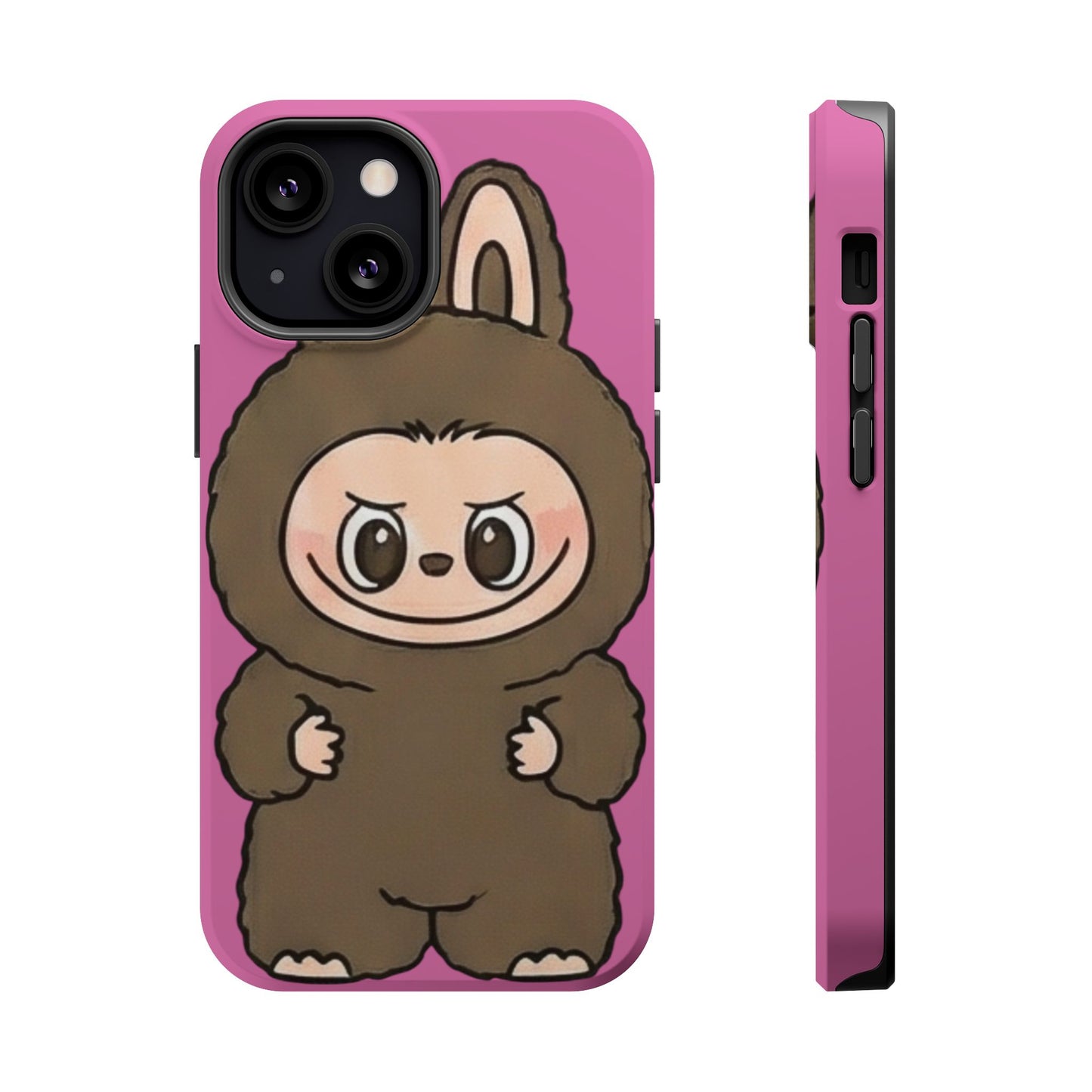 Brown LABUBU Phone Case | Magnetic Impact-Resistant Case