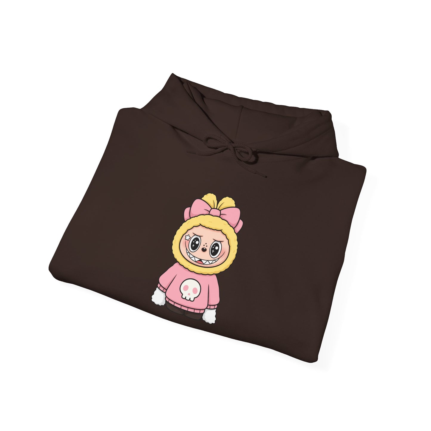 Labubu Doll Character Hoodie | Cute Cartoon with Bow Hoodie