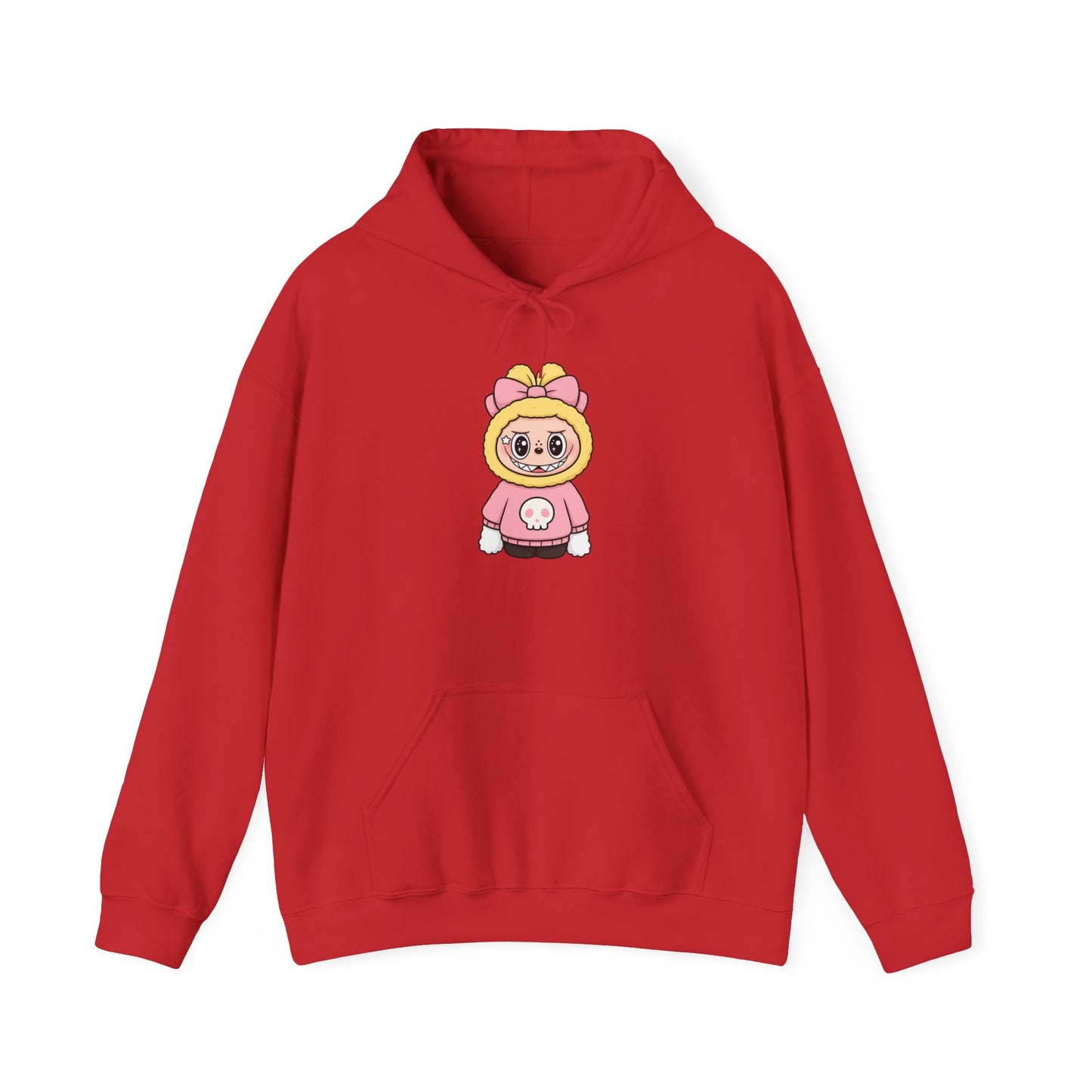 Labubu Doll Character Hoodie | Cute Cartoon with Bow Hoodie