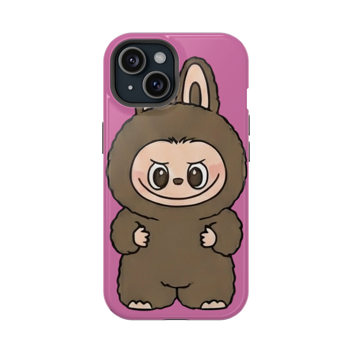 Brown LABUBU Phone Case | Magnetic Impact-Resistant Case