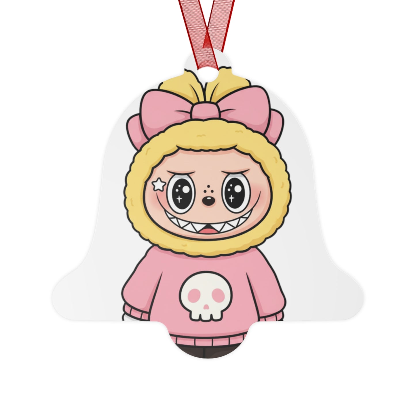 Cute Labubu Metal Ornament | Labubu Character Decoration