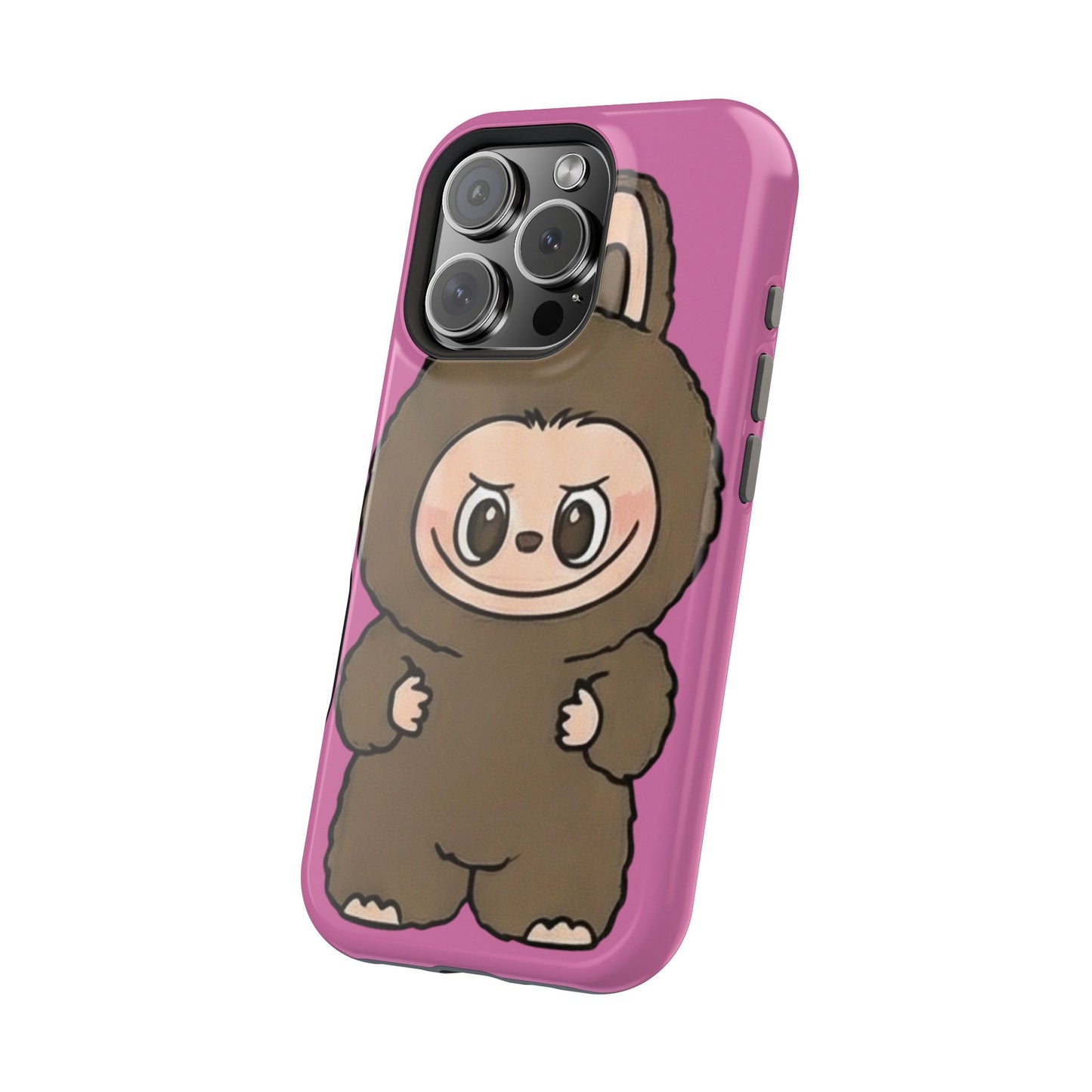 Brown LABUBU Phone Case | Magnetic Impact-Resistant Case