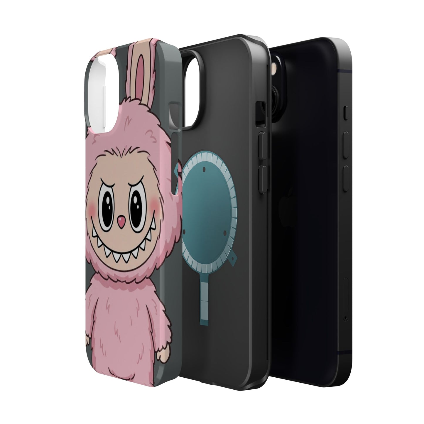 Pink LABUBU Phone Case | Magnetic Impact-Resistant Case