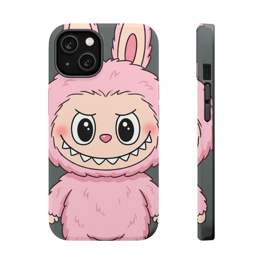 Pink LABUBU Phone Case | Magnetic Impact-Resistant Case