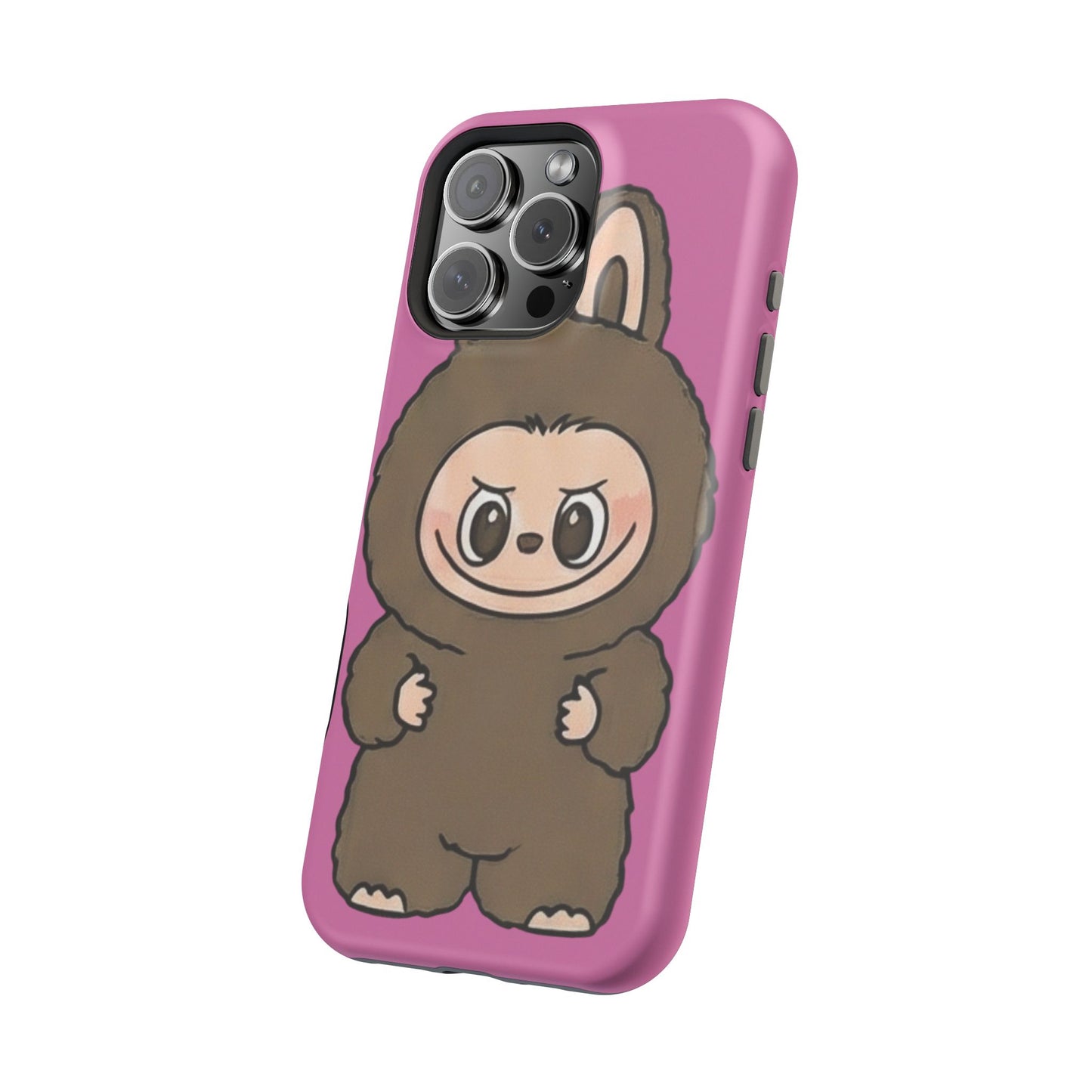 Brown LABUBU Phone Case | Magnetic Impact-Resistant Case