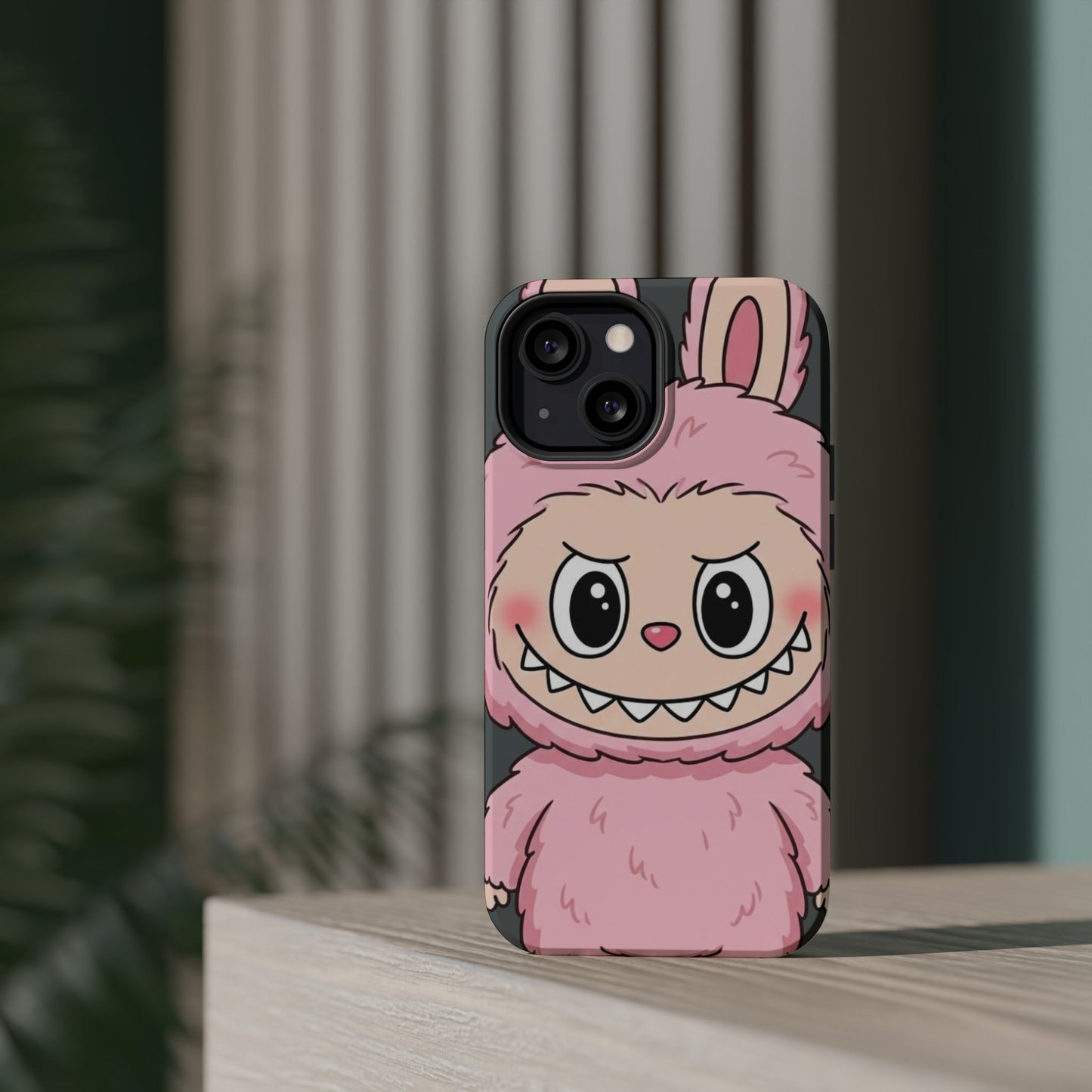 Pink LABUBU Phone Case | Magnetic Impact-Resistant Case
