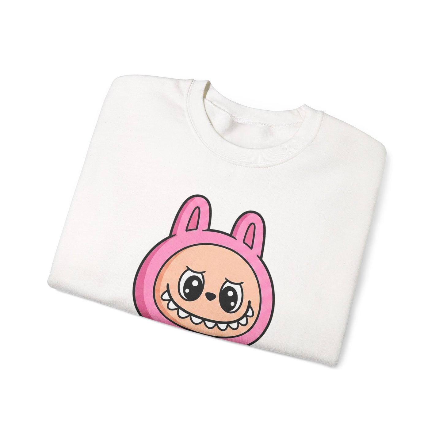 Labubu Character Sweatshirt | Cute Cartoon Plush Critter Pullover