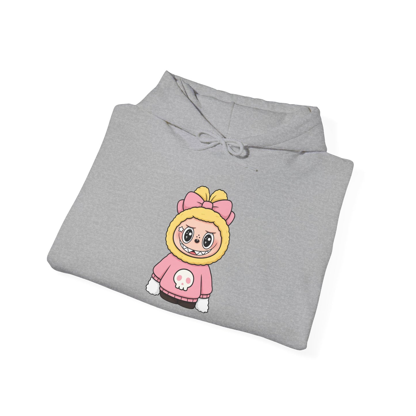 Labubu Doll Character Hoodie | Cute Cartoon with Bow Hoodie