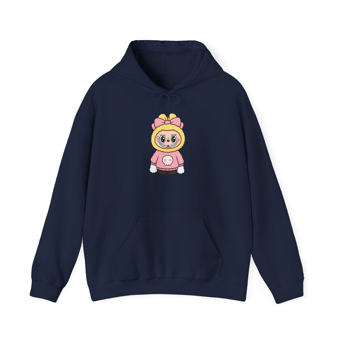 Labubu Doll Character Hoodie | Cute Cartoon with Bow Hoodie