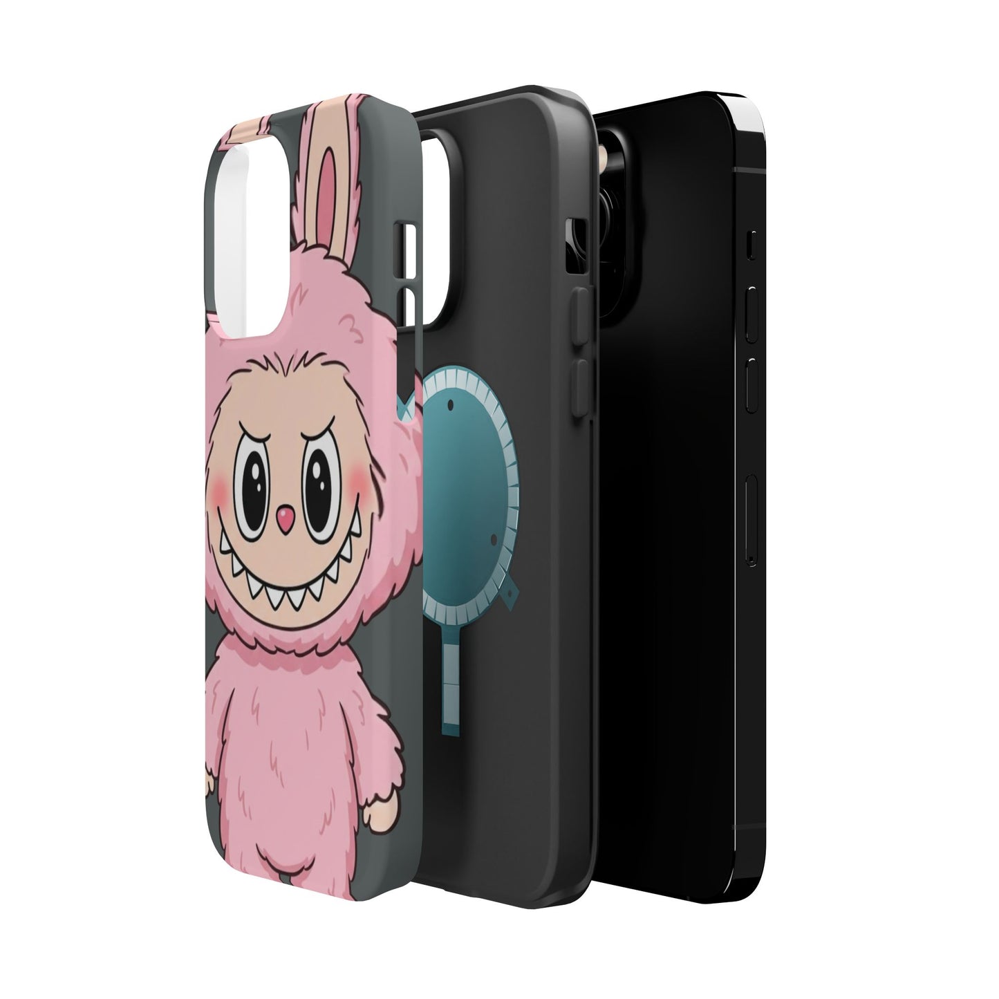 Pink LABUBU Phone Case | Magnetic Impact-Resistant Case