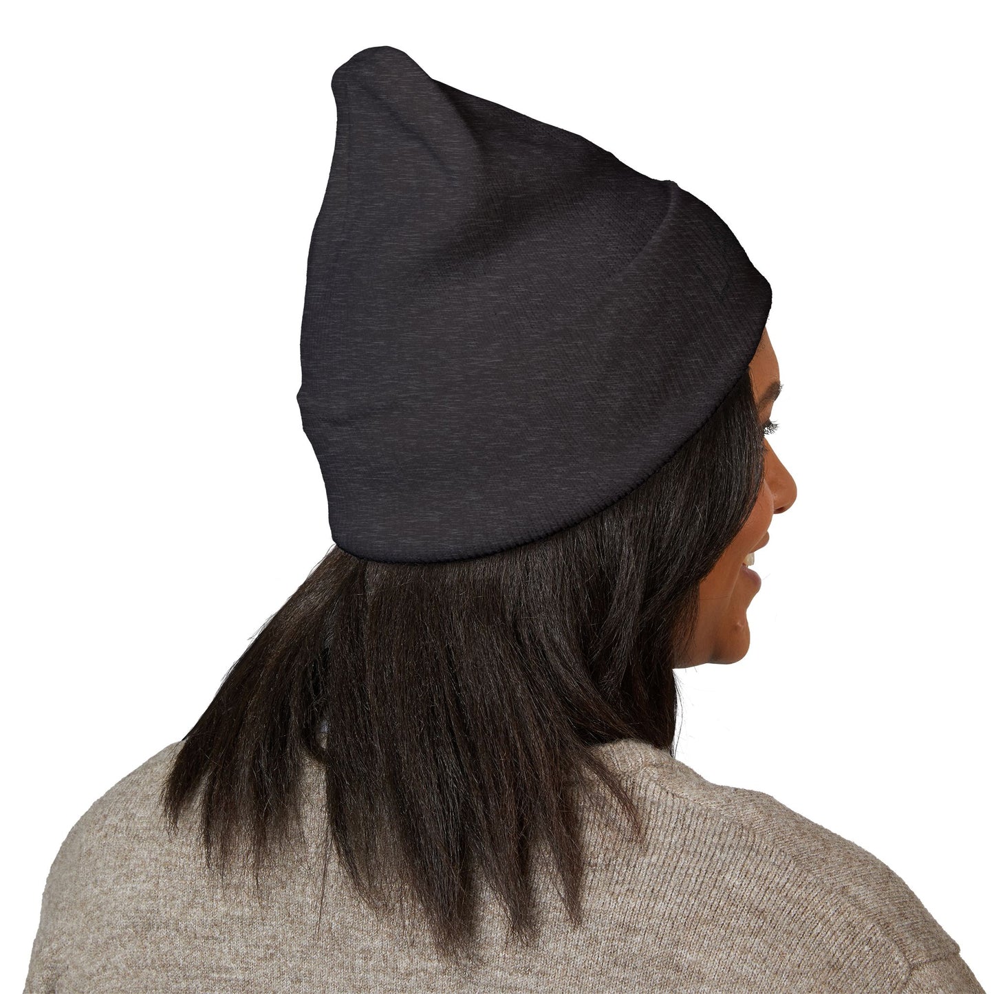 LABUBU Embroidered Cuffed Beanie — Classic Knit Winter Hat