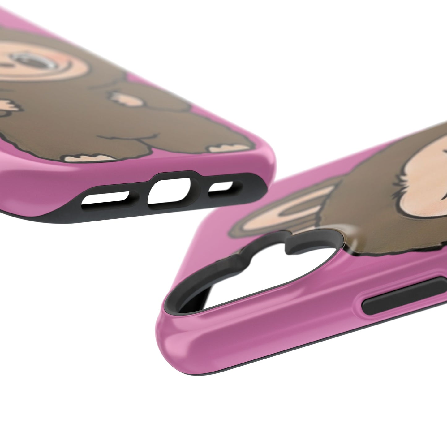 Brown LABUBU Phone Case | Magnetic Impact-Resistant Case