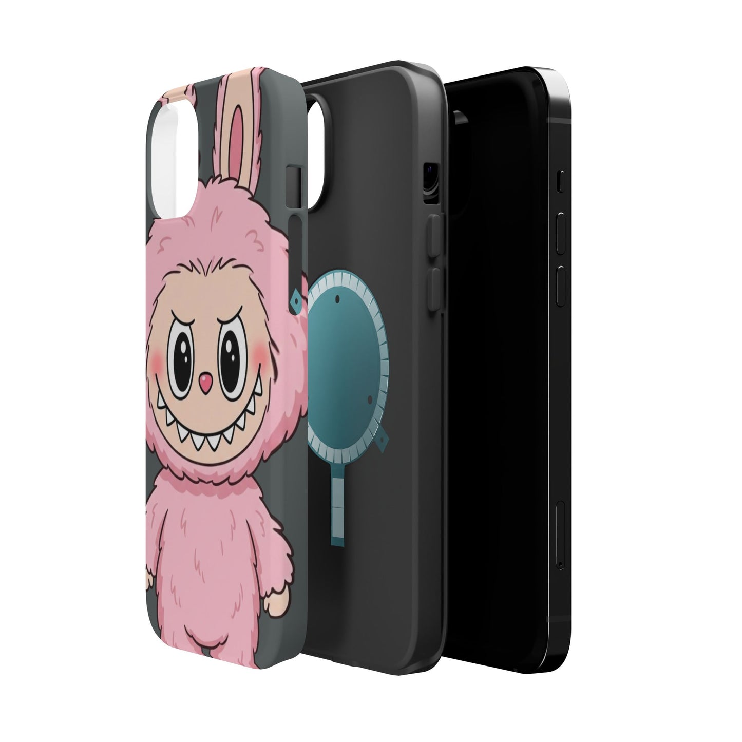 Pink LABUBU Phone Case | Magnetic Impact-Resistant Case