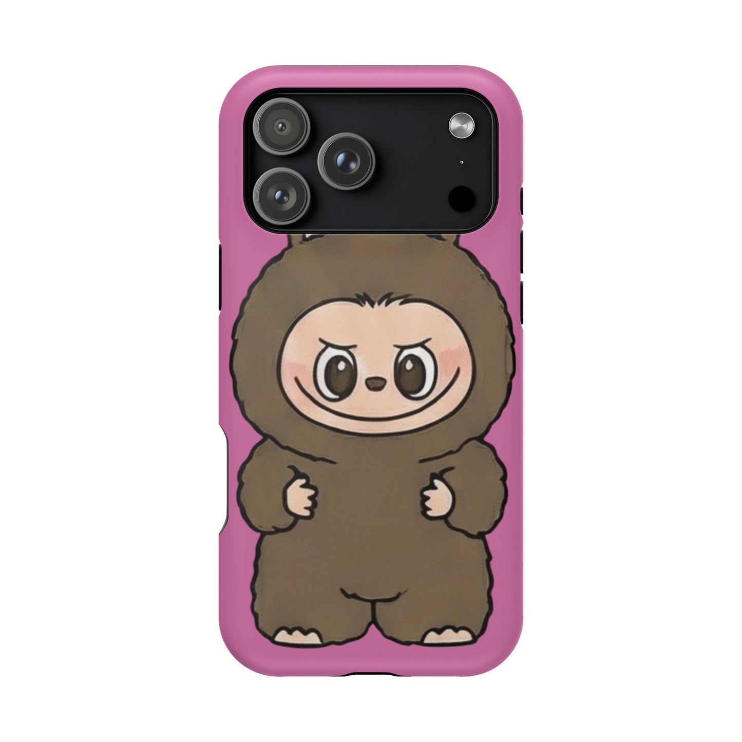 Brown LABUBU Phone Case | Magnetic Impact-Resistant Case