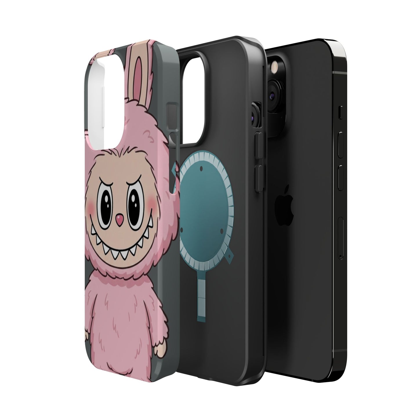 Pink LABUBU Phone Case | Magnetic Impact-Resistant Case