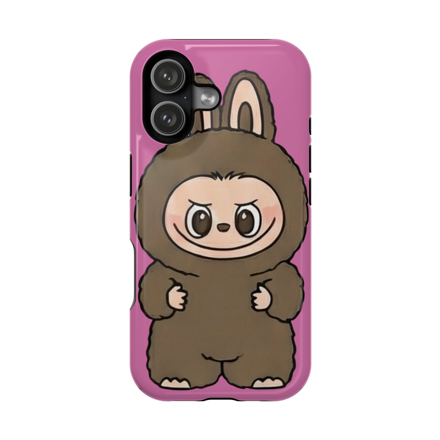 Brown LABUBU Phone Case | Magnetic Impact-Resistant Case