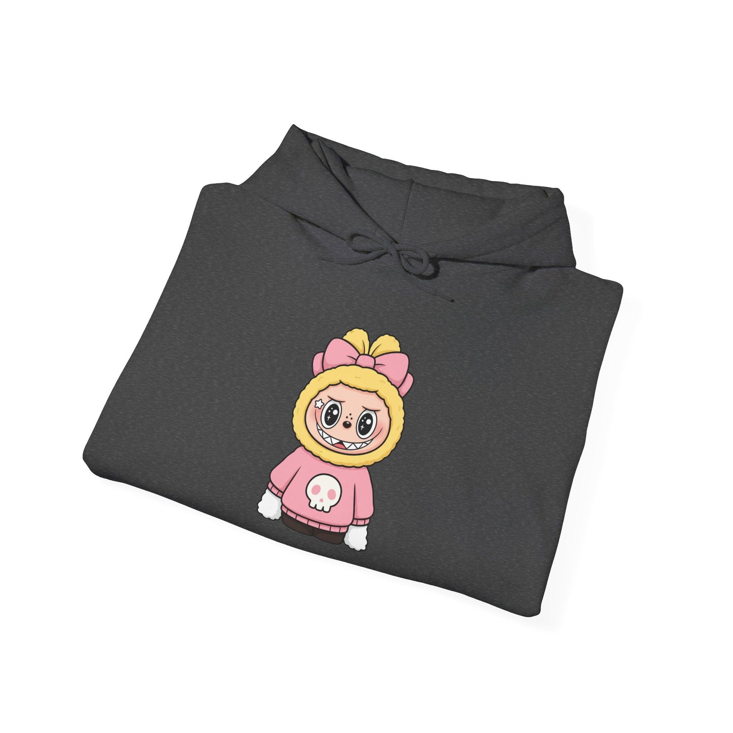 Labubu Doll Character Hoodie | Cute Cartoon with Bow Hoodie