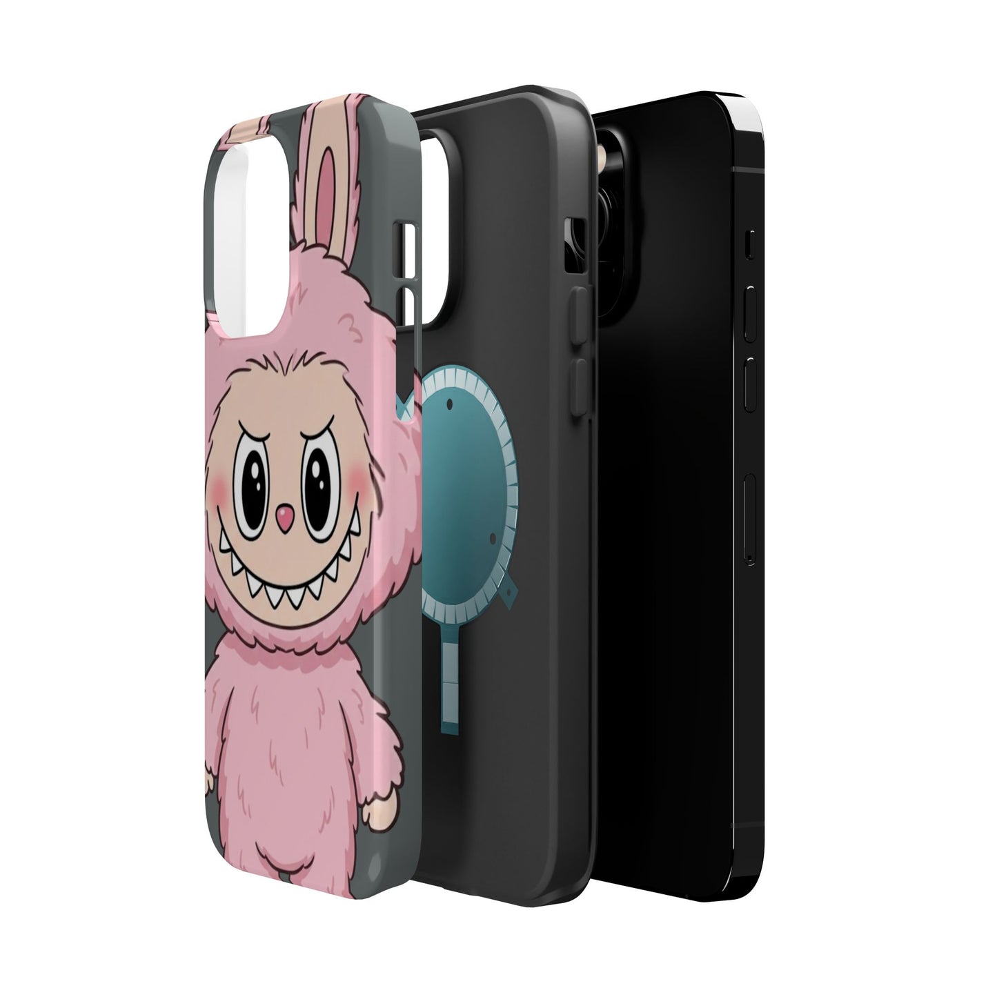 Pink LABUBU Phone Case | Magnetic Impact-Resistant Case