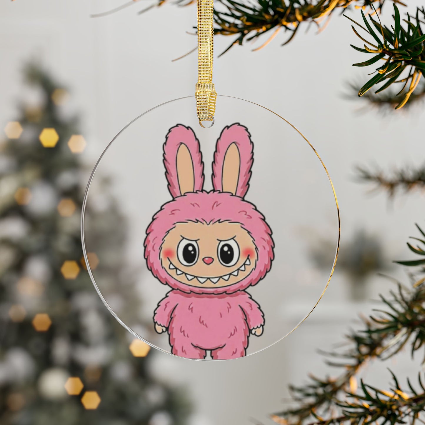 LABUBU Acrylic Ornament | Labooboo Holiday Decor