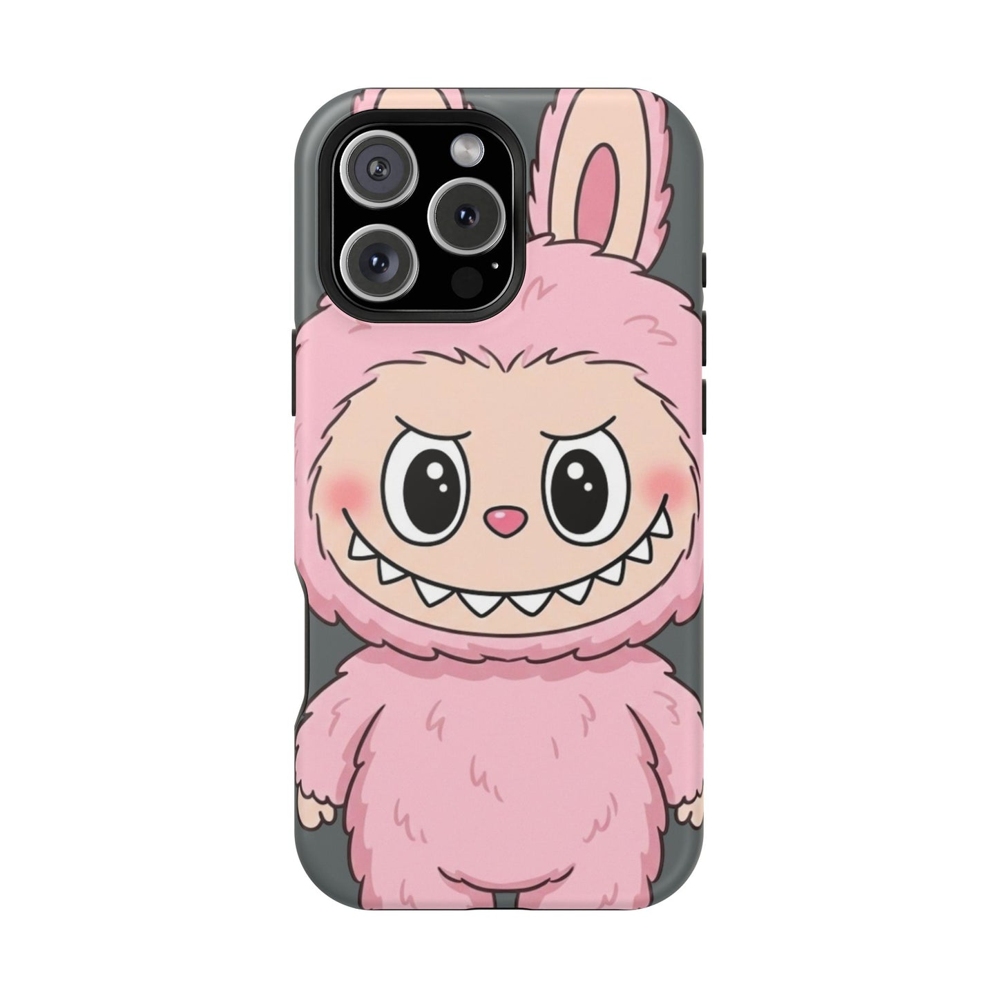 Pink LABUBU Phone Case | Magnetic Impact-Resistant Case