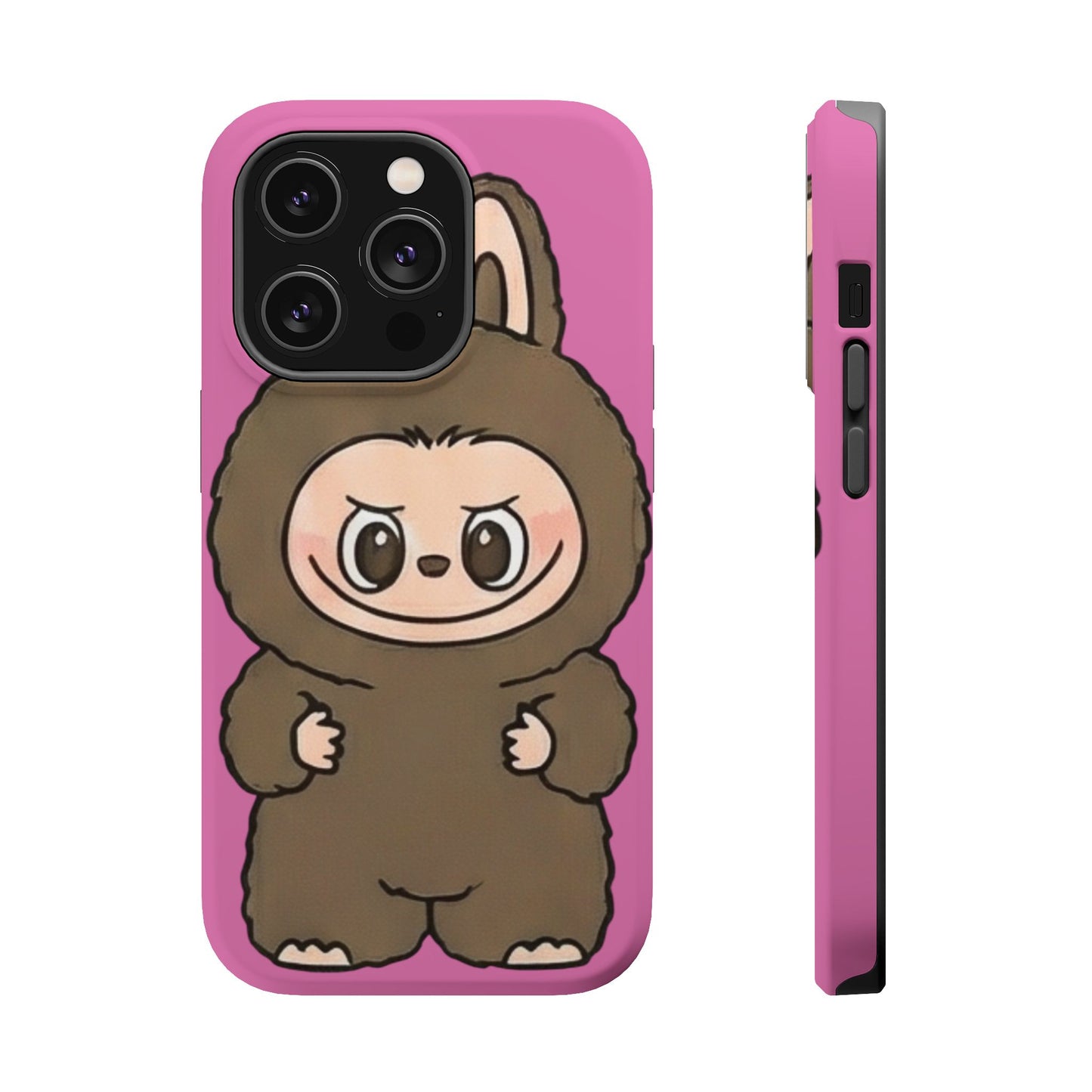 Brown LABUBU Phone Case | Magnetic Impact-Resistant Case