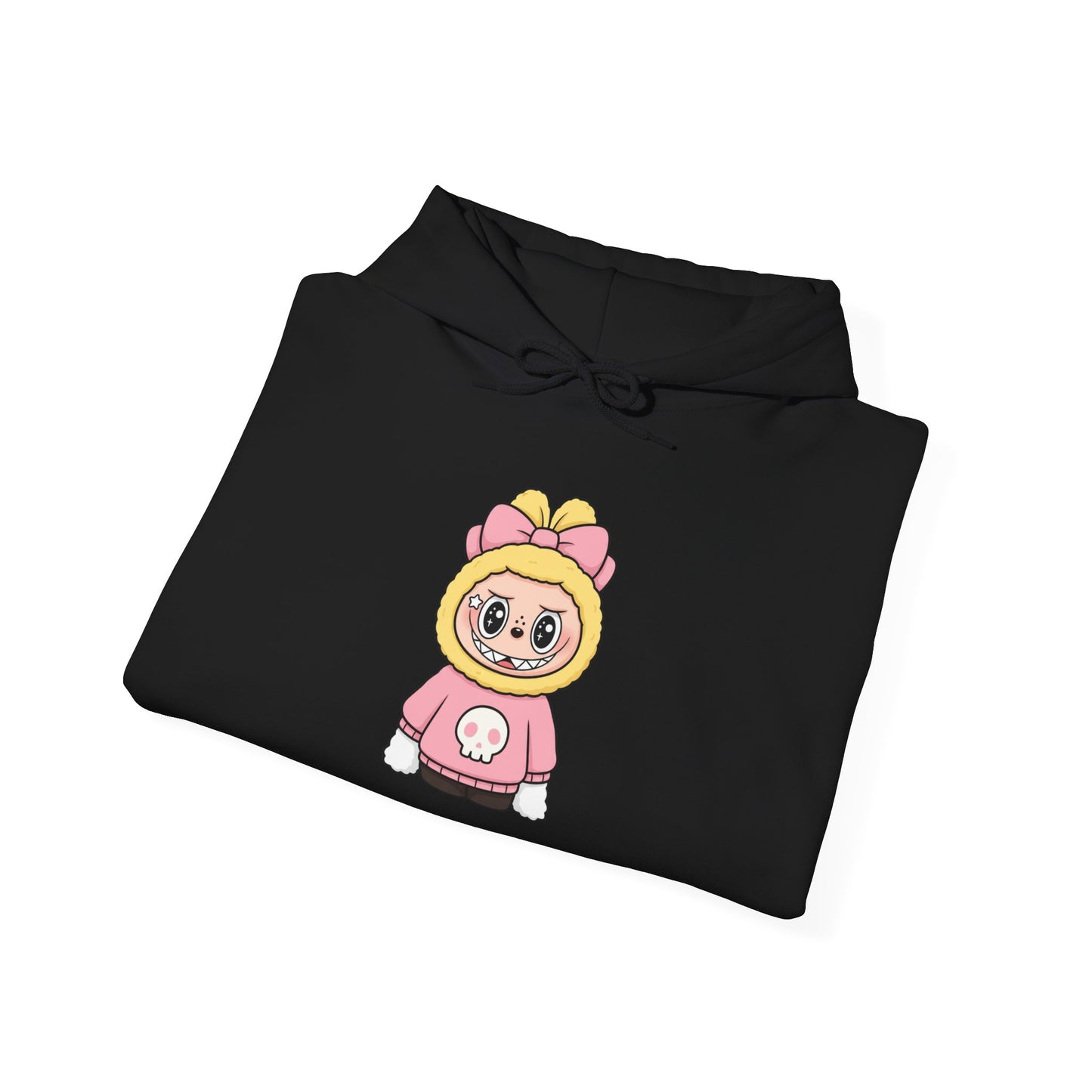 Labubu Doll Character Hoodie | Cute Cartoon with Bow Hoodie
