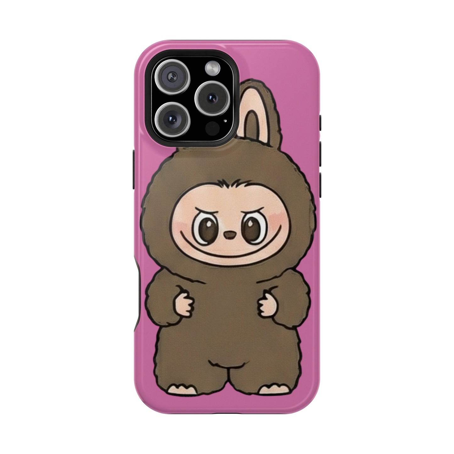 Brown LABUBU Phone Case | Magnetic Impact-Resistant Case