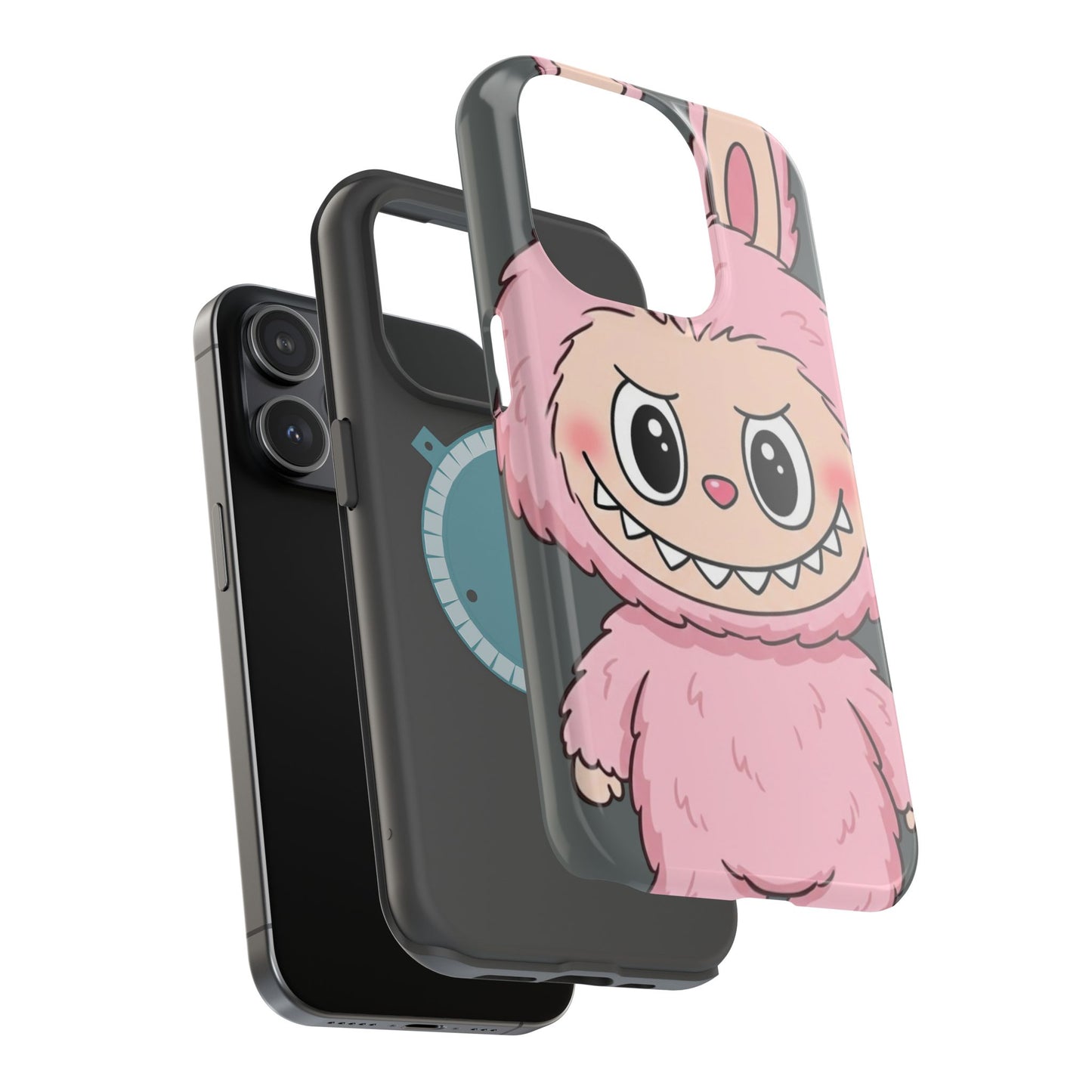 Pink LABUBU Phone Case | Magnetic Impact-Resistant Case