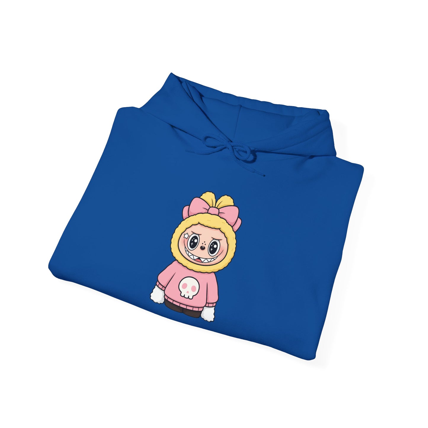 Labubu Doll Character Hoodie | Cute Cartoon with Bow Hoodie