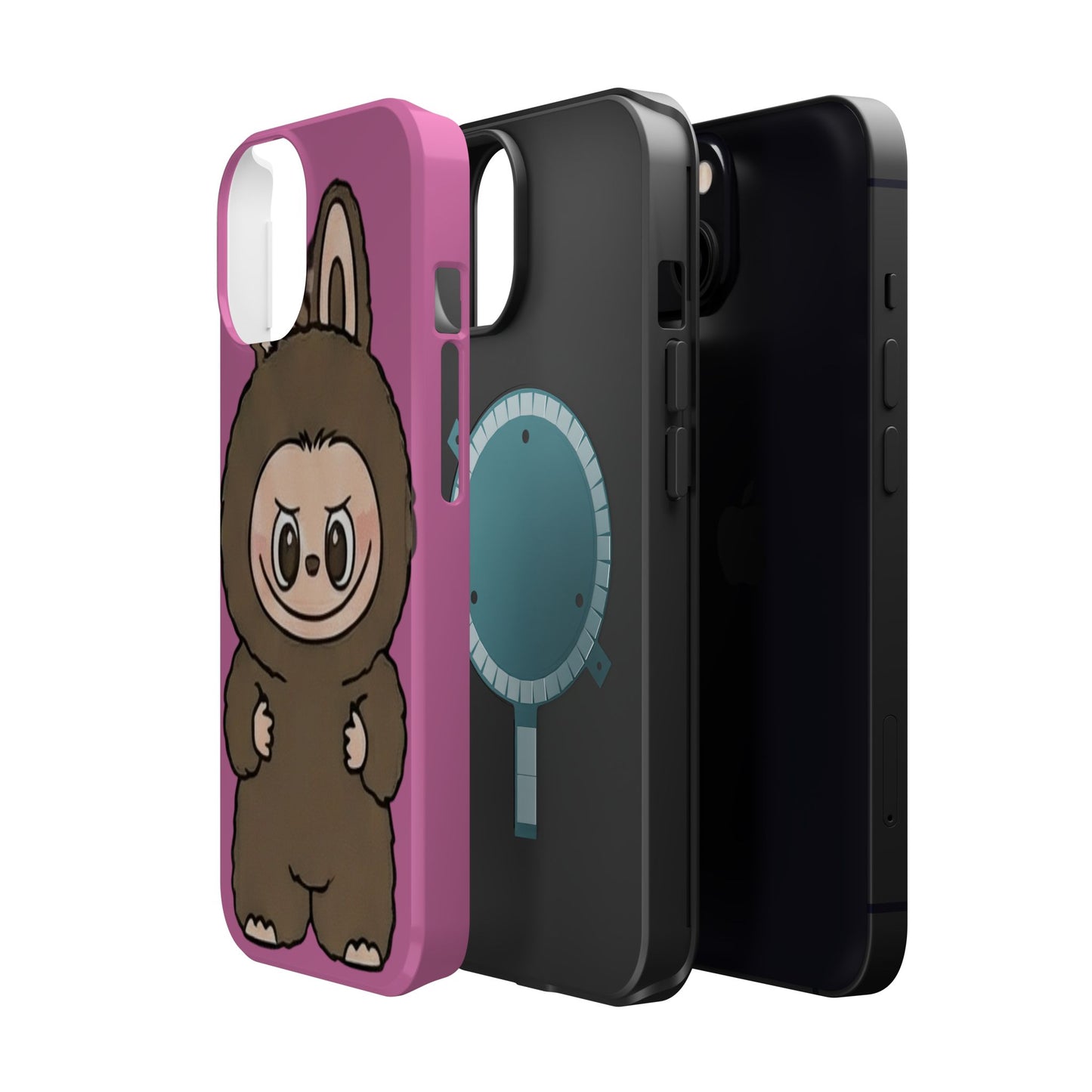 Brown LABUBU Phone Case | Magnetic Impact-Resistant Case