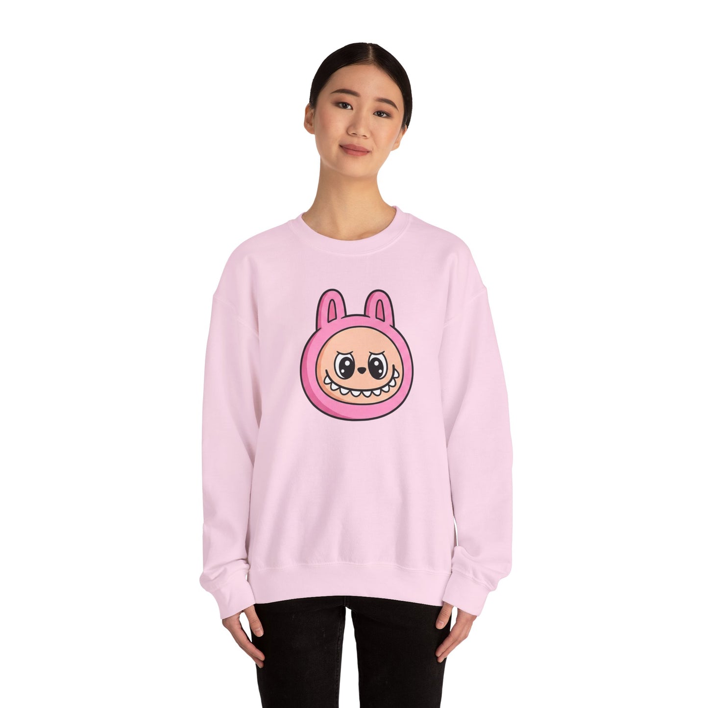 Labubu Character Sweatshirt | Cute Cartoon Plush Critter Pullover